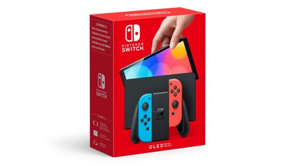 Nintendo Switch Modèle OLED Blue néon / rouge