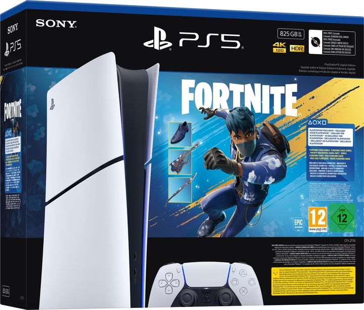 PS5- PlayStation 5-version Digitale- 1 TB + Jeux Fortnite PS5- PlayStation 5-version Digitale- 1 TB + Jeux Fortnite