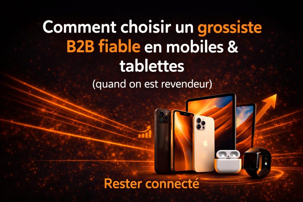 Comment choisir un grossiste B2B fiable en mobiles et tablettes