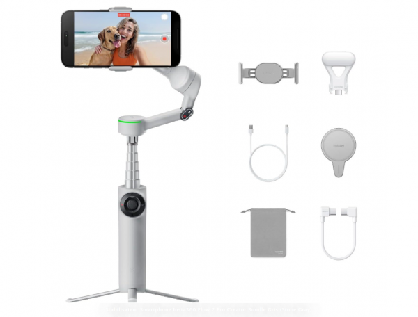 Grossiste : Insta360 Flow 2 Standard Bundle Stone Gray