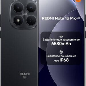 Xiaomi Redmi Note 15 Pro 5G 8Go/256Go Black